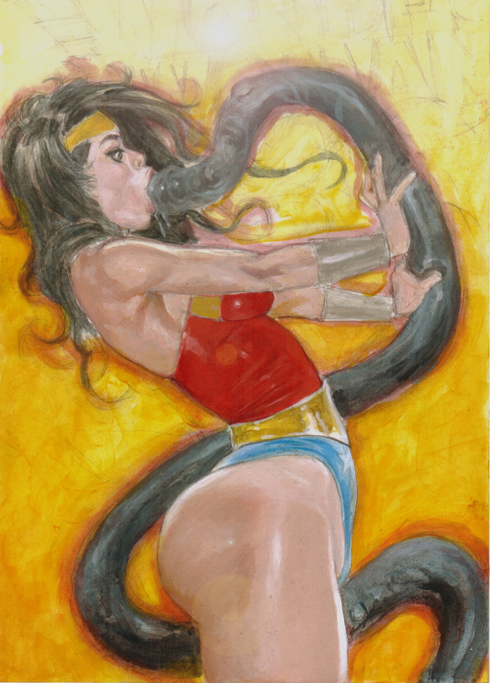 Wonder Woman Hentai Print Set on ebay