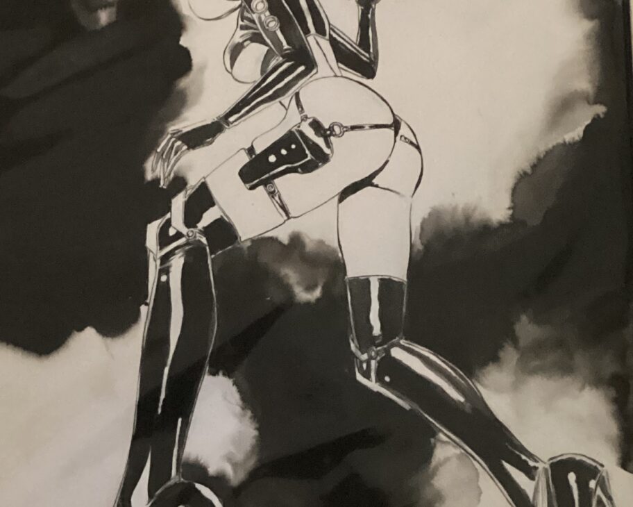 AEON FLUX ORIGINAL INK ART